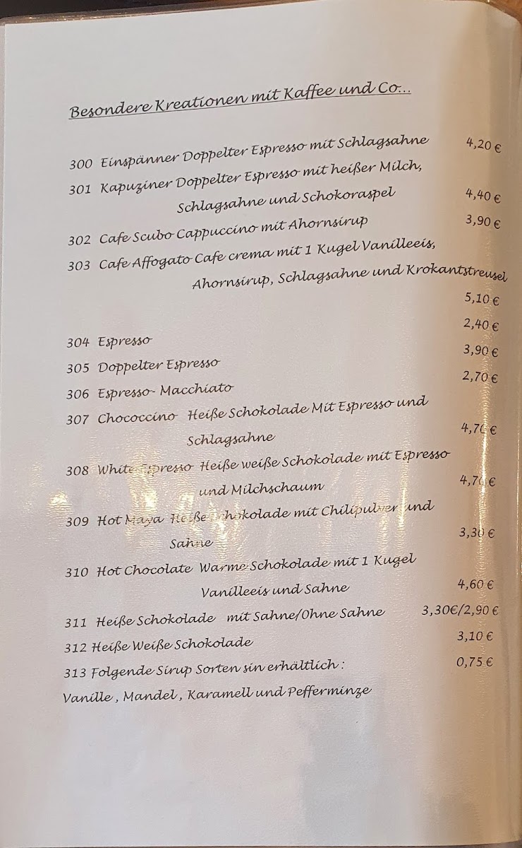 Menu - Café Zur Schleuse | Landrecht photo 2